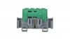 Listwa zaciskowa 4-otwory zielona IP2x Z-4 004830